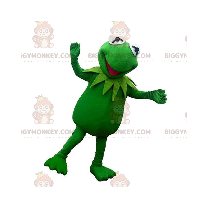 BIGGYMONKEY™ costume da mascotte di Kermit, la famosa rana