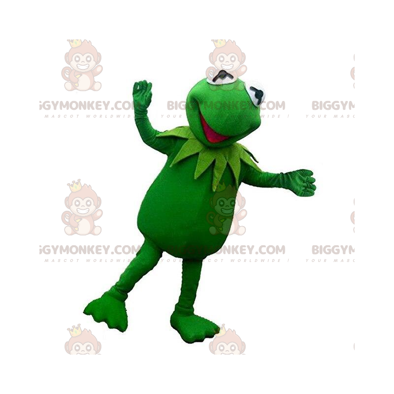 Kostým maskota BIGGYMONKEY™ Kermita, slavné fiktivní zelené