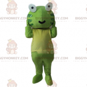 Disfraz de mascota de rana verde BIGGYMONKEY™, disfraz de sapo