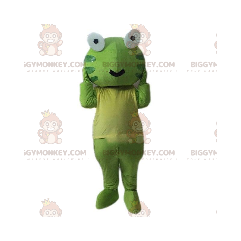 Costume de mascotte BIGGYMONKEY™ de grenouille verte