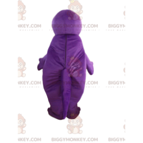 Costume de mascotte BIGGYMONKEY™ de dinosaure violet et vert