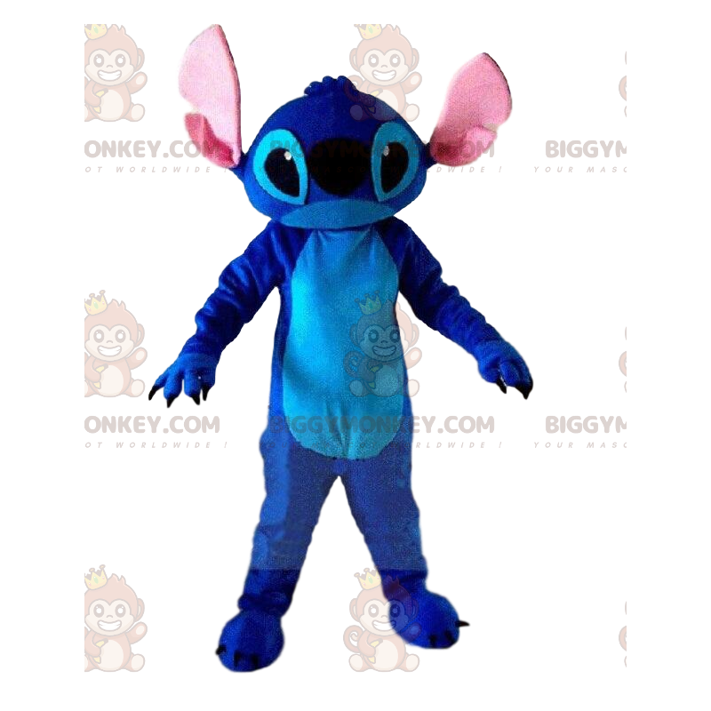 Costume da mascotte Stitch BIGGYMONKEY™, tratto Formato L (175-180 CM)