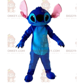 BIGGYMONKEY™ maskotkostume af Stitch, den berømte alien fra