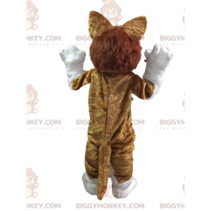 Traje de mascote para cachorro BIGGYMONKEY™ com pelo branco e