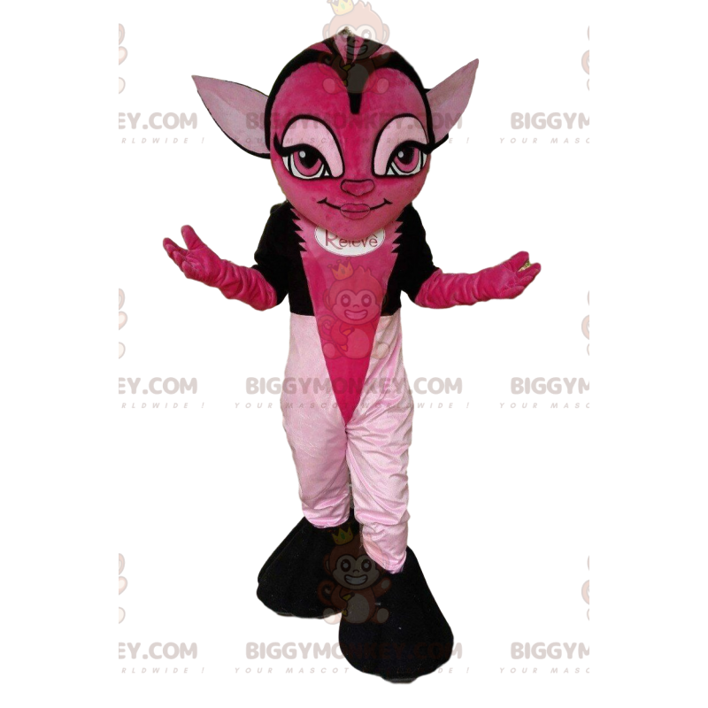 BIGGYMONKEY™ costume mascotte della creatura rosa dal film