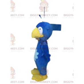 Costume de mascotte BIGGYMONKEY™ d'oiseau bleu et jaune