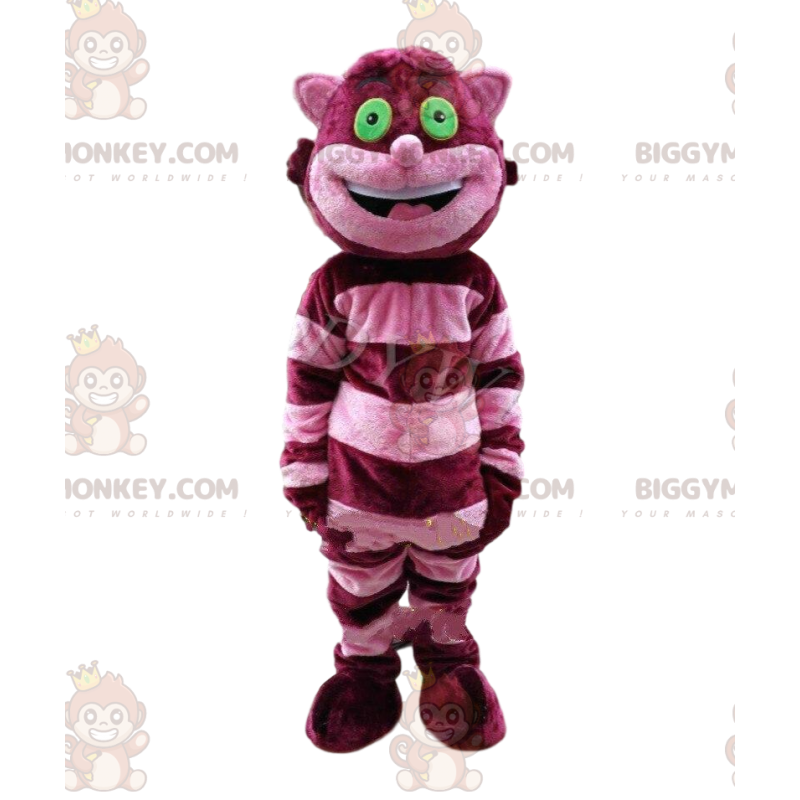 Costume de mascotte BIGGYMONKEY™ du Chat du Cheshire dans Alice