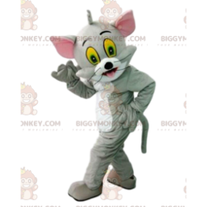 BIGGYMONKEY™ mascot costume of Tom the famous gray cat from the