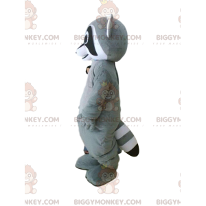 Traje de mascote de guaxinim BIGGYMONKEY™, fantasia de gambá