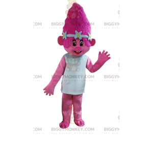 Costume da mascotte troll rosa BIGGYMONKEY™, costume da