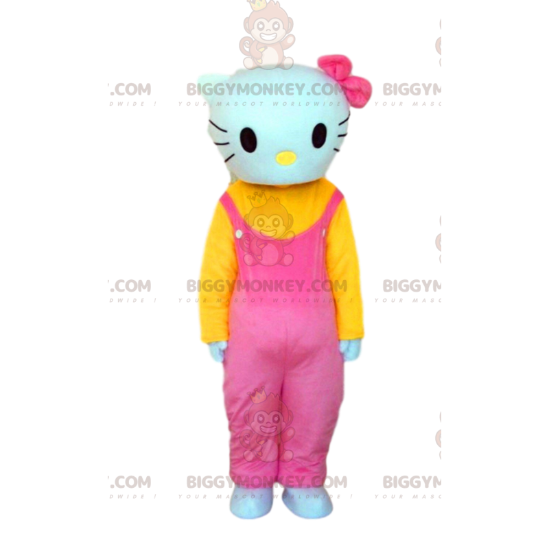 Hello Kitty Berømt tegneseriekat BIGGYMONKEY™ maskotkostume -