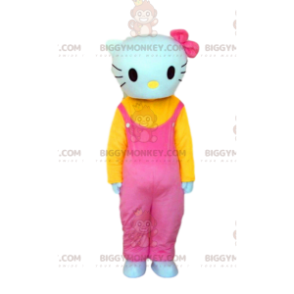 Hello Kitty Berømt tegneseriekat BIGGYMONKEY™ maskotkostume -