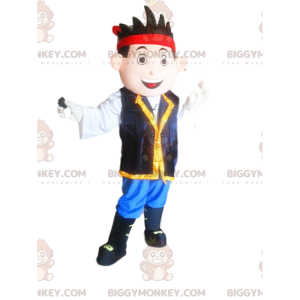 Costume de mascotte BIGGYMONKEY™ de pirate, costume de jeune