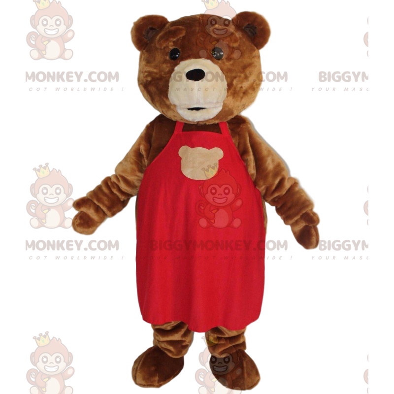 Brauner Teddybär BIGGYMONKEY™ Maskottchen-Kostüm