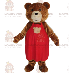 Costume da mascotte marrone Teddy Bear BIGGYMONKEY™, costume da
