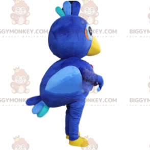 Costume de mascotte BIGGYMONKEY™ d'oiseau bleu géant, costume