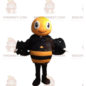 BIGGYMONKEY™ costume da mascotte ape gialla e nera, costume da