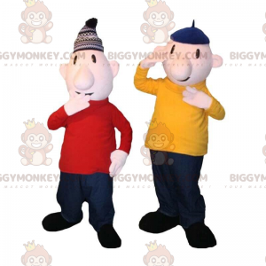 BIGGYMONKEY™s maskot av Pat och Mat, kända animerade