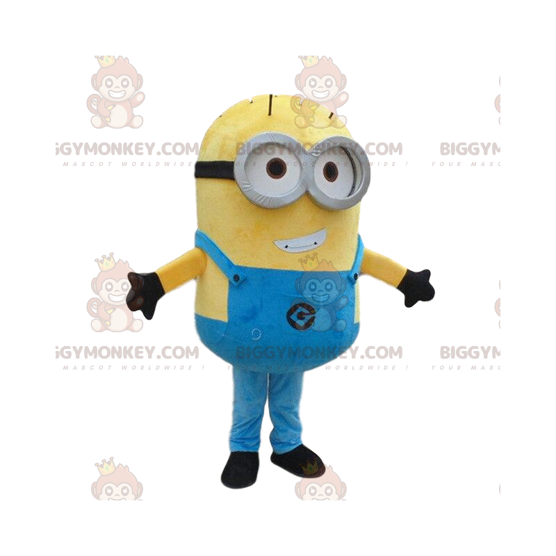 Yellow Minions costume dressed in overalls - Our Sizes L (175-180CM)