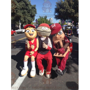 3 mascotes atípicas e sorridentes do BIGGYMONKEY™s –