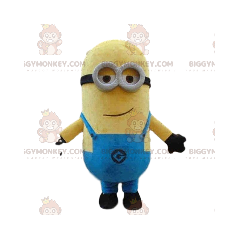 BIGGYMONKEY™ Maskottchenkostüm von Tim, berühmten Minions aus