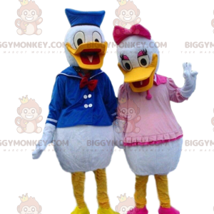 BIGGYMONKEY™s mascotte di Paperino e Daisy, famosa coppia di