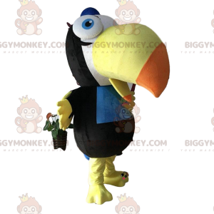 BIGGYMONKEY™ Riesen-Tukan-Maskottchen-Kostüm, sehr lustiges