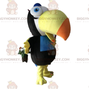 BIGGYMONKEY™ giant toucan mascot costume, very funny parrot