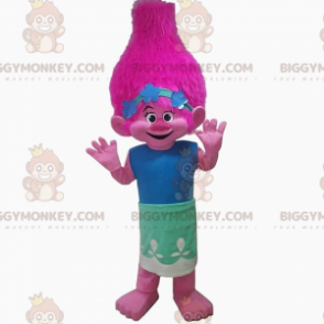 Costume da mascotte troll rosa BIGGYMONKEY™, costume da