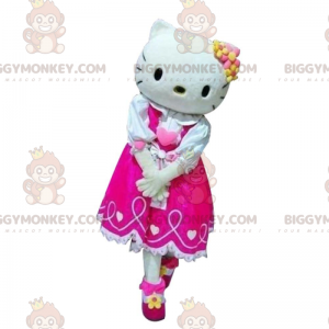 Kostým maskota Hello Kitty se slavným kresleným kocourem