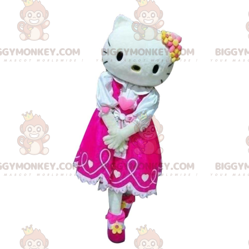 Στολή μασκότ Hello Kitty Famous Cartoon Cat BIGGYMONKEY™ -