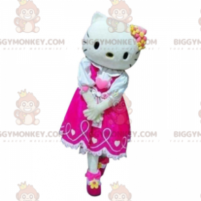 Costume de mascotte BIGGYMONKEY™ de Hello Kitty, chat de dessin