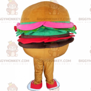 Kostým maskota Burger BIGGYMONKEY™, kostým rychlého