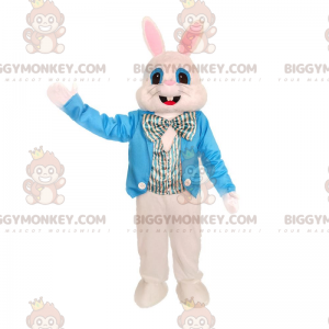 Stylový kostým maskota zajíčka BIGGYMONKEY™, kostým velkého