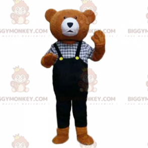 Costume de mascotte BIGGYMONKEY™ de nounours élégant, costume