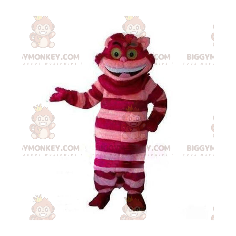 Alice i Eventyrland Cheshire Cat BIGGYMONKEY™ maskotkostume -