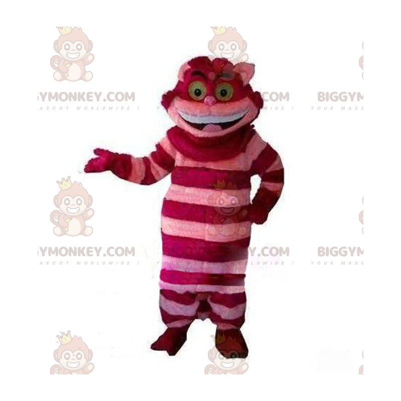 Alice in Wonderland Cheshire Cat BIGGYMONKEY™ Mascot Costume -