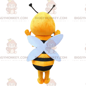 BIGGYMONKEY™ costume da mascotte ape gialla e nera, costume da