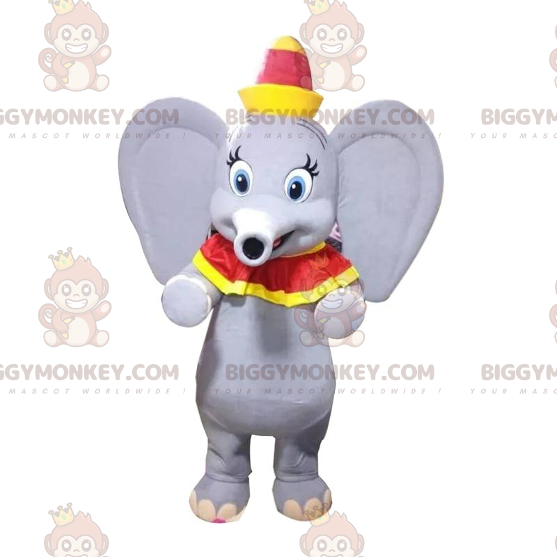BIGGYMONKEY™ mascottekostuum van Dumbo, de beroemde