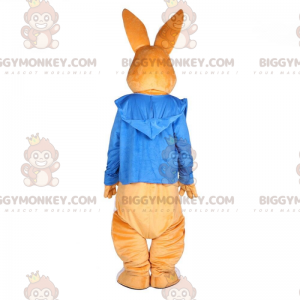 Costume de mascotte BIGGYMONKEY™ de lapin de Pâques, costume de