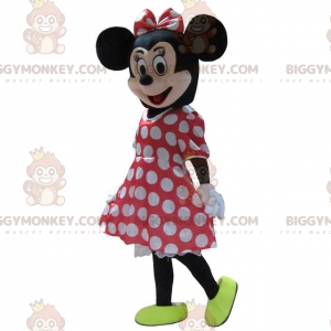 Traje de mascote BIGGYMONKEY™ de Minnie, o famoso rato da