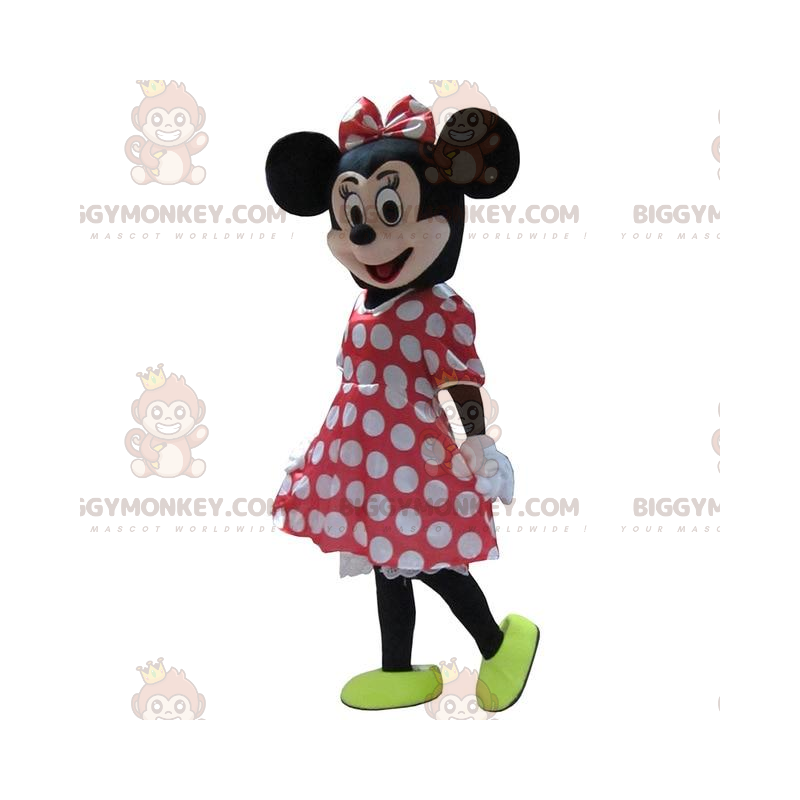 BIGGYMONKEY™ mascottekostuum van Minnie, de beroemde Disney