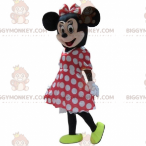BIGGYMONKEY™ maskotdräkt av Minnie, den berömda Disney-musen