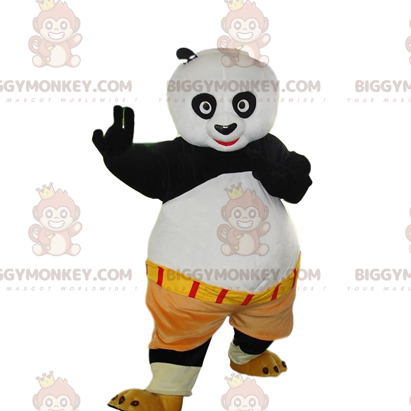 BIGGYMONKEY™ maskotkostume af Po Ping, den berømte panda i Kung