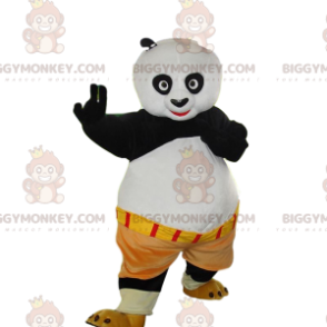 BIGGYMONKEY™ maskotdräkt av Po Ping, den berömda pandan i Kung