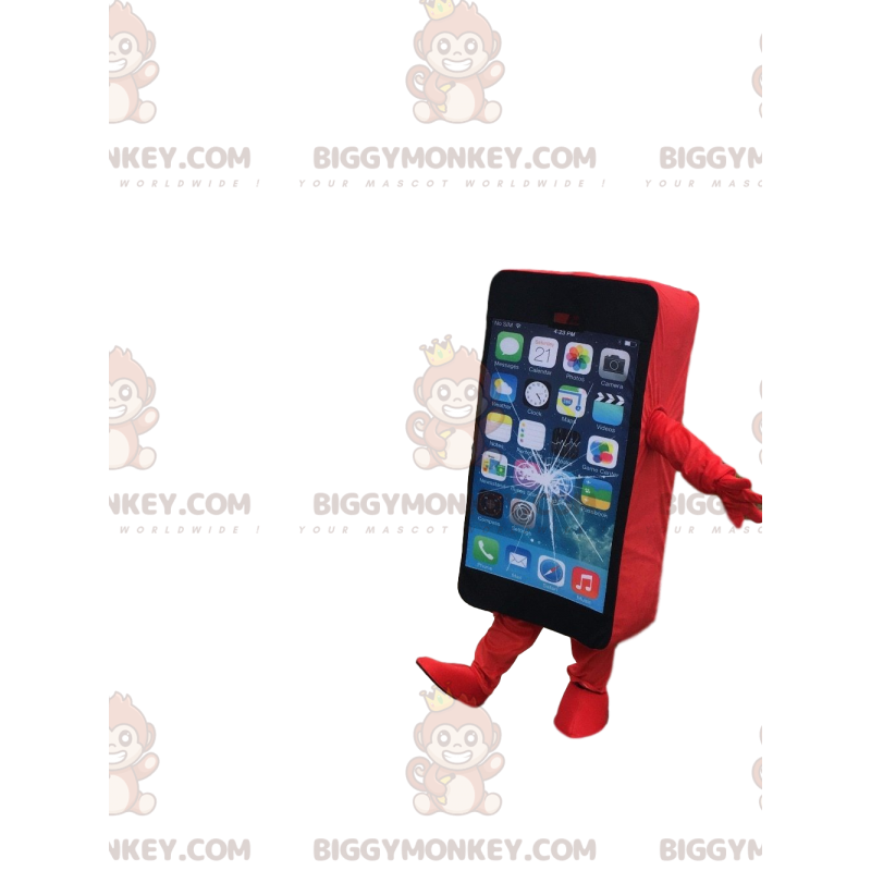 BIGGYMONKEY™ fantasia de mascote celular, smartphone, fantasia