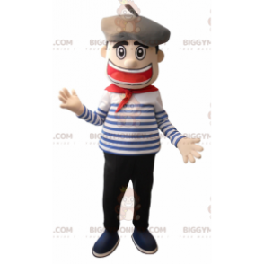 Disfraz de mascota marinero vasco BIGGYMONKEY™ - Biggymonkey.com
