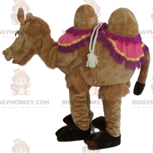 Costume da mascotte BIGGYMONKEY™ cammello marrone, costume da