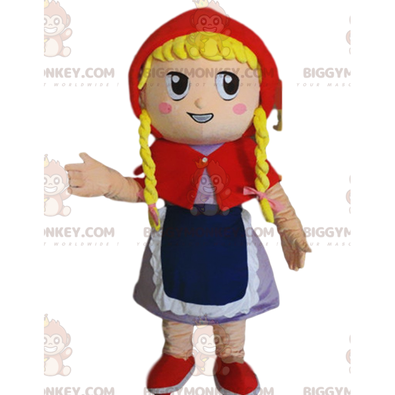 Costume de mascotte BIGGYMONKEY™ du petit chaperon rouge