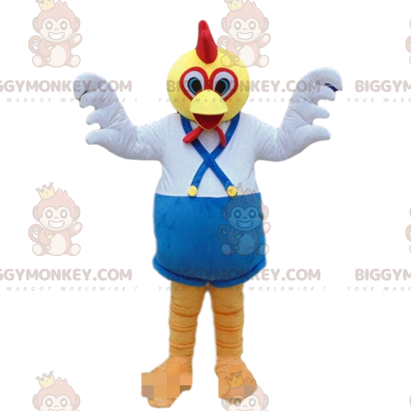 Fantasia de mascote BIGGYMONKEY™ Galo, Frango, Fantasia de